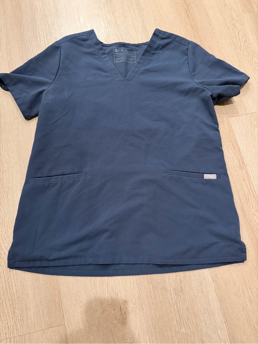 Women's Figs Casma Scrub Top- Color Dark Harbor